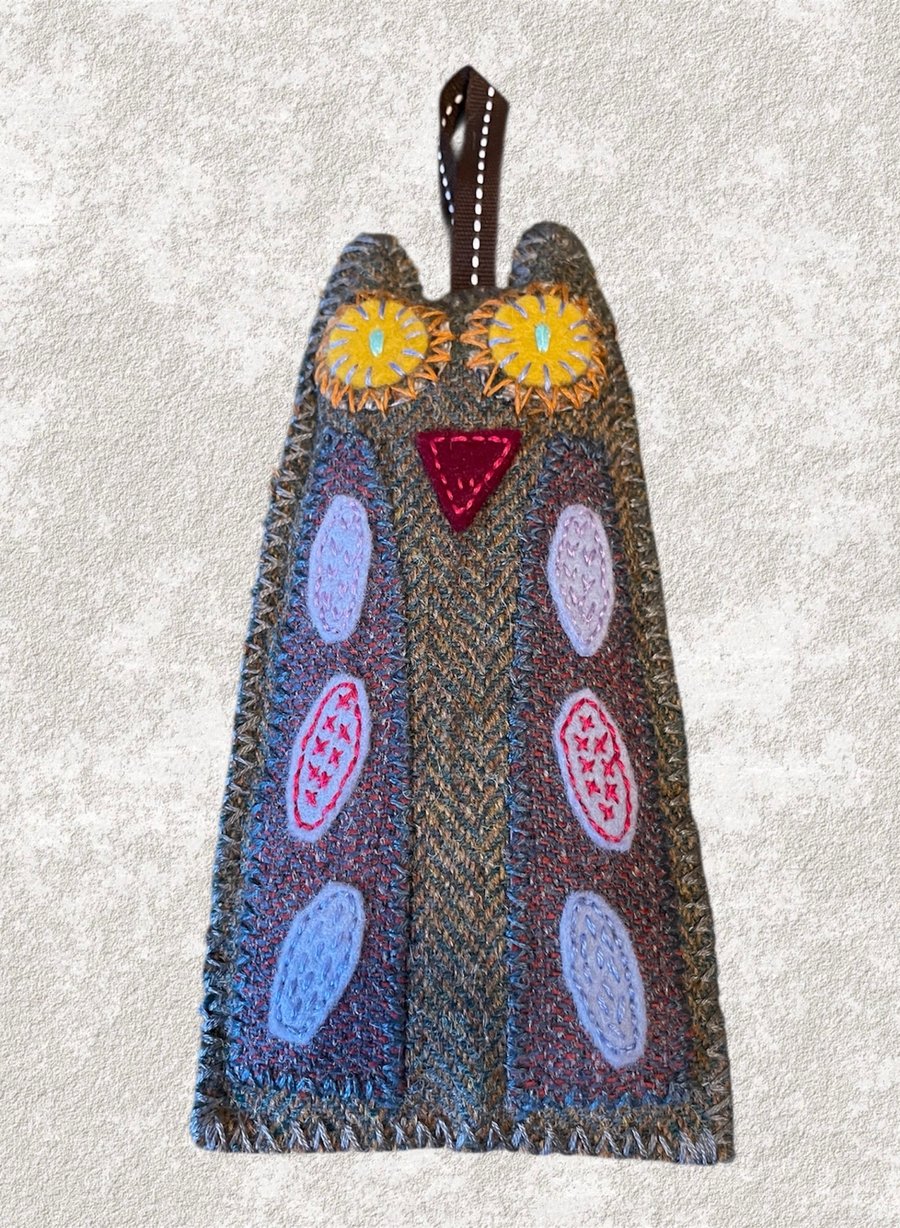 Tweedie Owl Lavender filled house decoration (FO20)