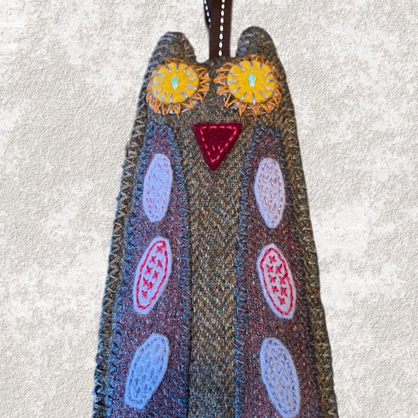 Tweedie Owl Lavender filled house decoration (FO20)