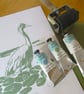 Heron Linoprint - Image 4