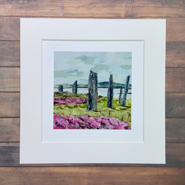 Ring of Brodgar Mounted Print