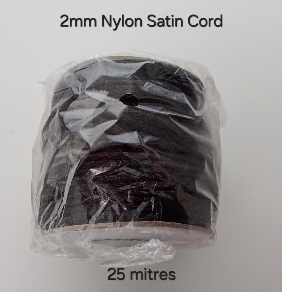 2mm Satin Nylon Cord