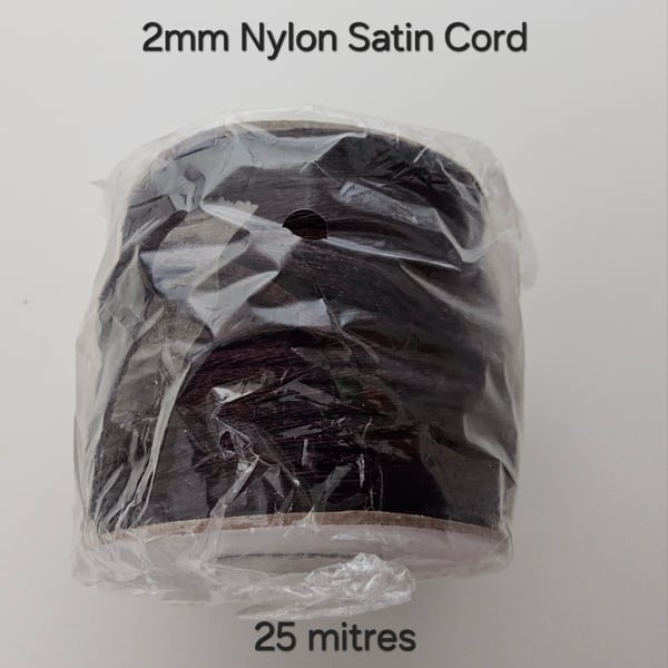 2mm Satin Nylon Cord