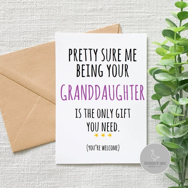 Funny grandad birthday card, Funny card for grandparents, funny fathers day card