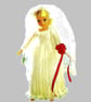 VINTAGE KNITTING PATTERN PDF Wedding Dress for Doll