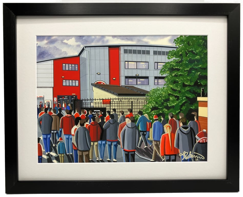 Fleetwood, Framed & Unframed Fine Art Print Town Football Club FC Highbury Gift