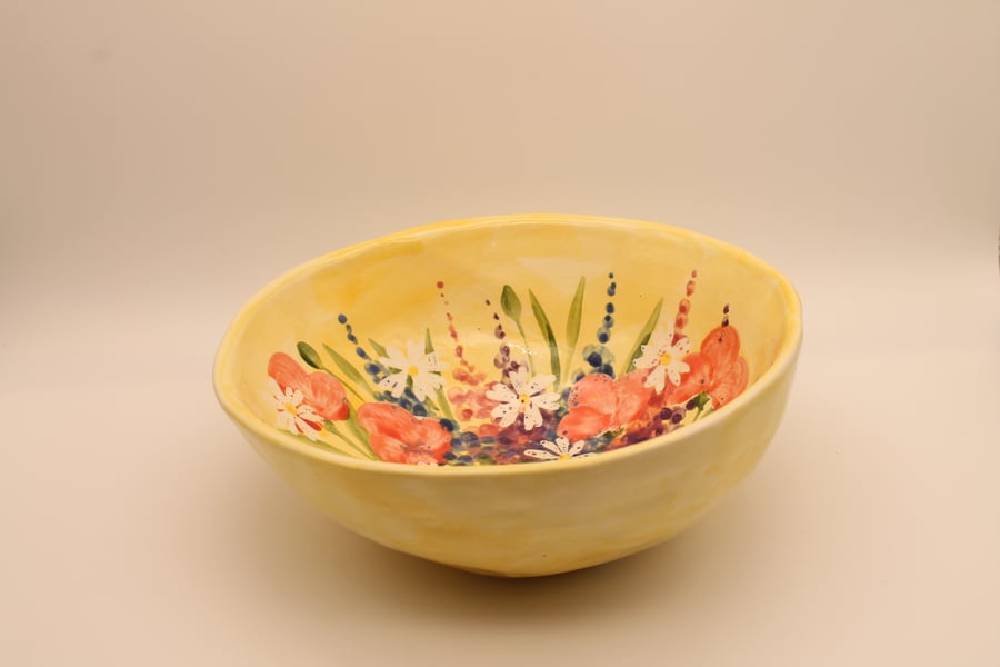 Delphinium Yellow Bowl