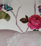 Wooden Wall Shelf Storage Made Using Vintage Bird Design Farrow & Ball Bathroom  - Image 6