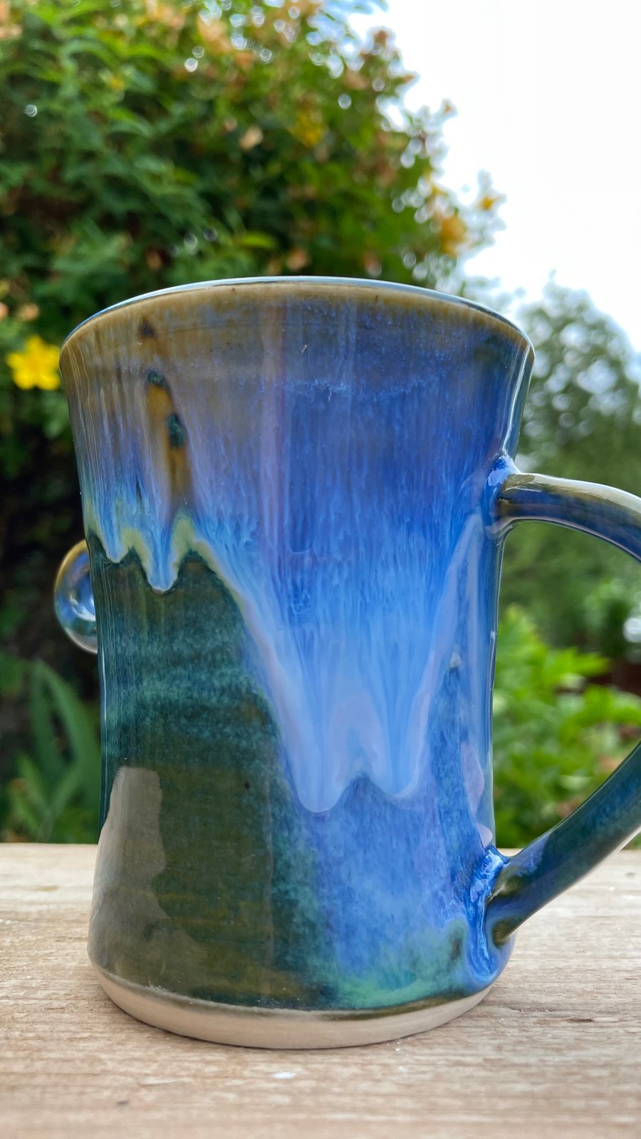 Wheel Thrown Made With Mud Hand Rest Mug