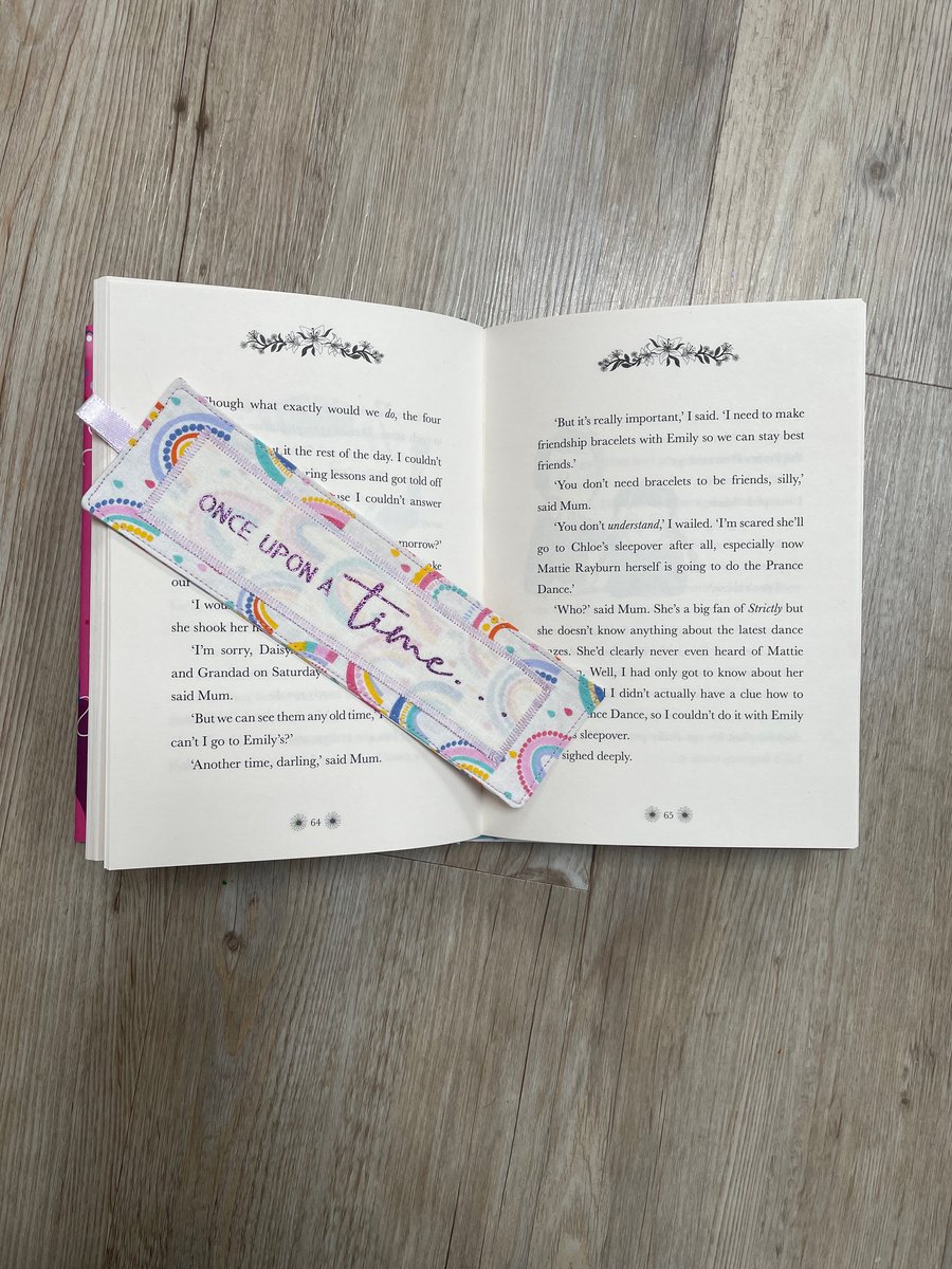 Personalised, Rainbow bookmark 