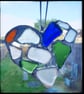 Seaglass mosaic heart suncatcher  - Image 1