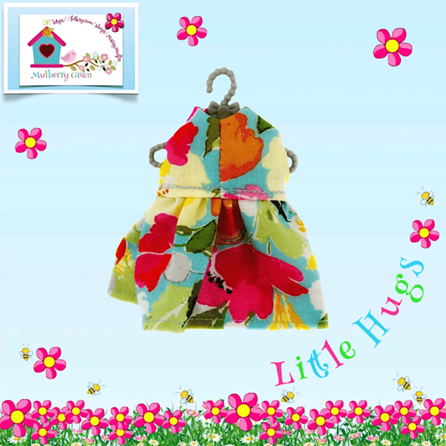 Summer Flowers Dress to fit the Little Hugs dolls and Baby Daisy