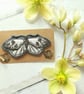 Handmade 'Large White' Butterfly Brooch - Image 3