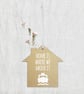 Boat Gift Boxed Message Mini Plaque - 'Home is Where We Moor It' - Image 2