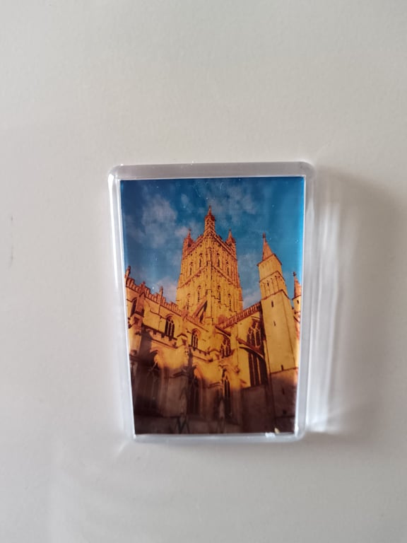 Gloucester Cathedral Photography fridge magnet 