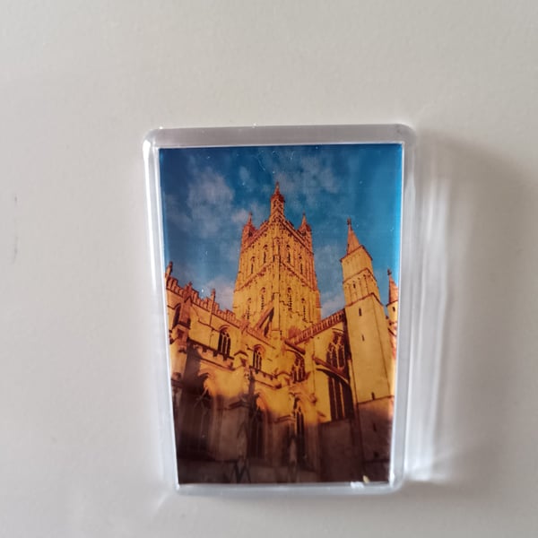 Gloucester Cathedral Photography fridge magnet 