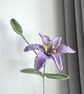 Crochet Lily With Bud Summ Everlasting Floral Home Decor , Gift, Colourful lily, - Image 2
