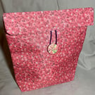 Fabric storage bag or gift bag, medium