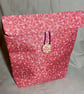 Fabric storage bag or gift bag, medium