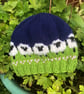 Sheep beanie hat hand knitted  - Image 1