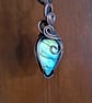 Natural Labradorite & Copper Pendant Necklace Gift Crystal Jewellery Jewelry - Image 6