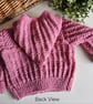 Designer Baby Girl's  Hoodie Jacket 50% Marino Wool 3-9 mths size - Image 2