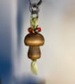 Little Traditional Style Christmas Mushroom Keyring  - Image 3