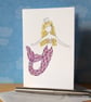 Mermaid Blank Card. - Image 2