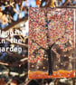 Artist made Fused Glass Autumn Tree Suncatcher.