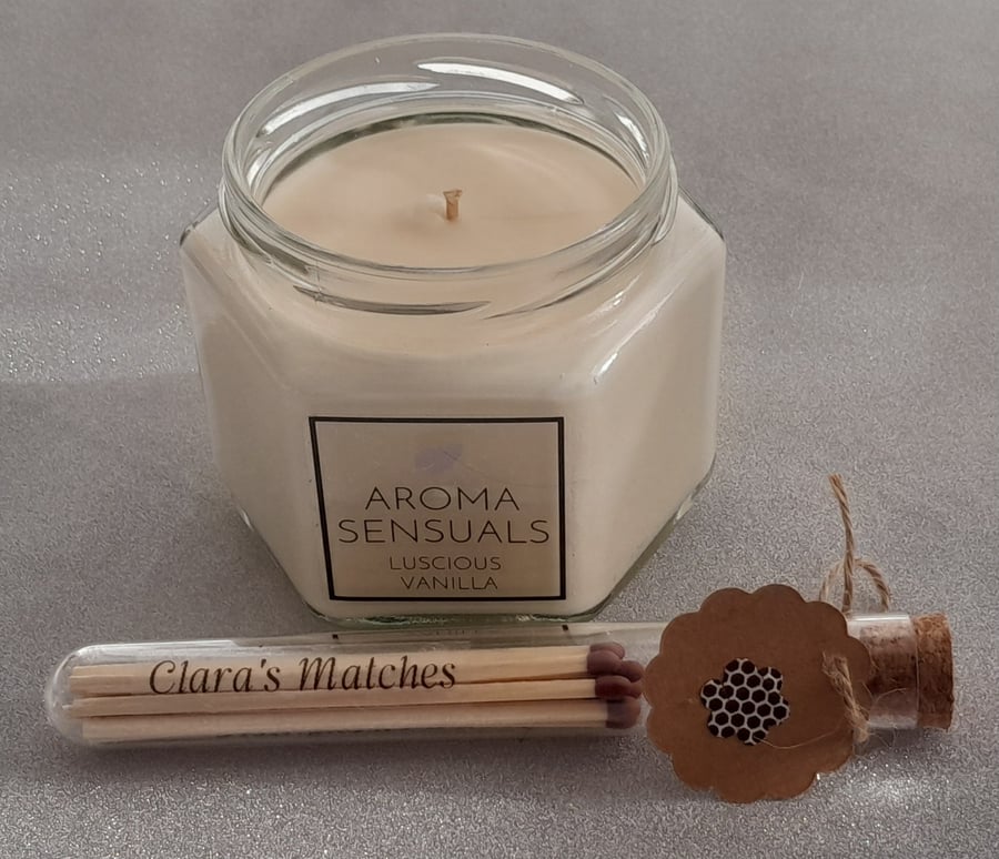 Personalised Matches For Candles