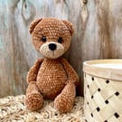 Handmade Crochet Plush Teddy Bear , Soft Micro Polyester Stuffed Animal