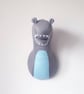 BRACHIOSAURUS - Felt Dinosaur Faux Taxidermy - Wall Mounted Animal Head - Image 3