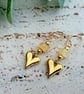 Solid heart earrings