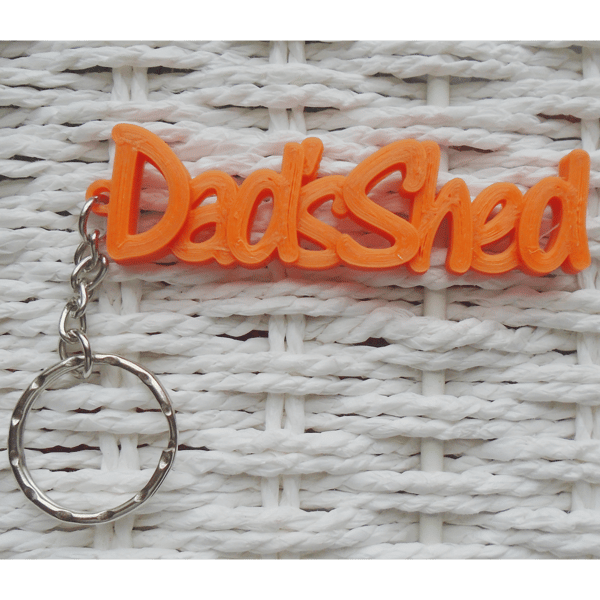 Dads Shed Keyring 