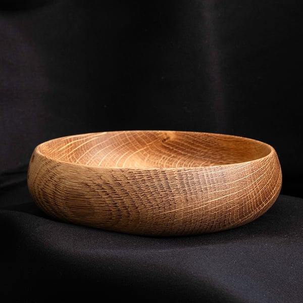 oak bowl W140mm by H38mm