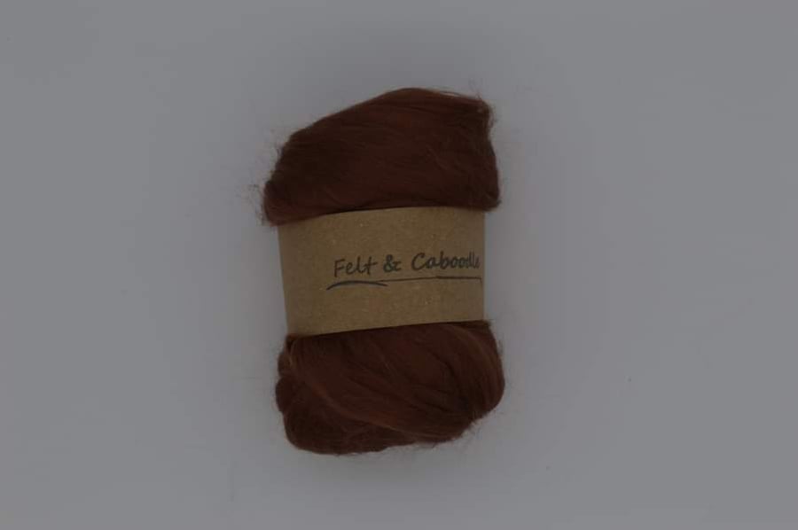 Brown bamboo fibre 25g