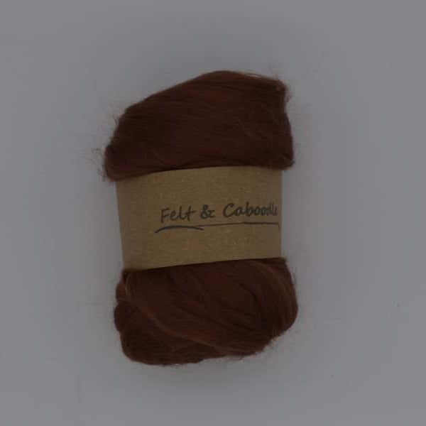 Brown bamboo fibre 25g