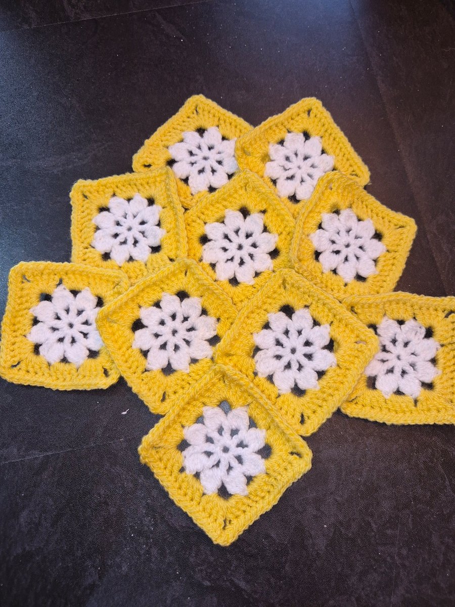 Handmade Crochet Granny Squares 