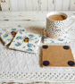 Forget me Not Bee Coasters  - Image 4