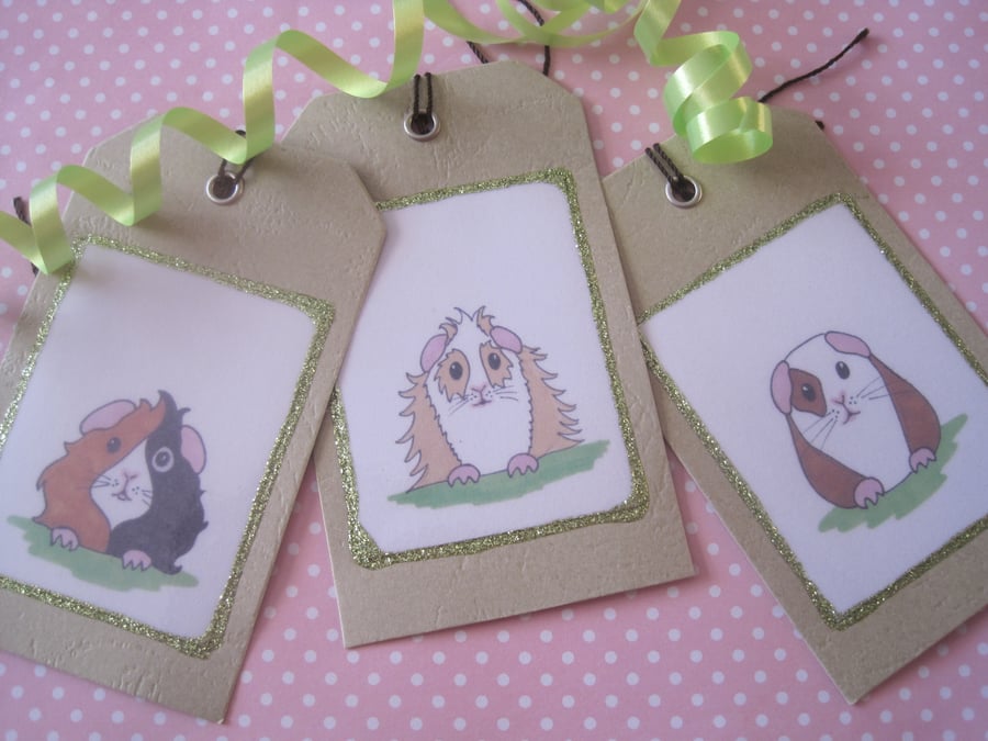 Gift Tags with Guinea Pigs