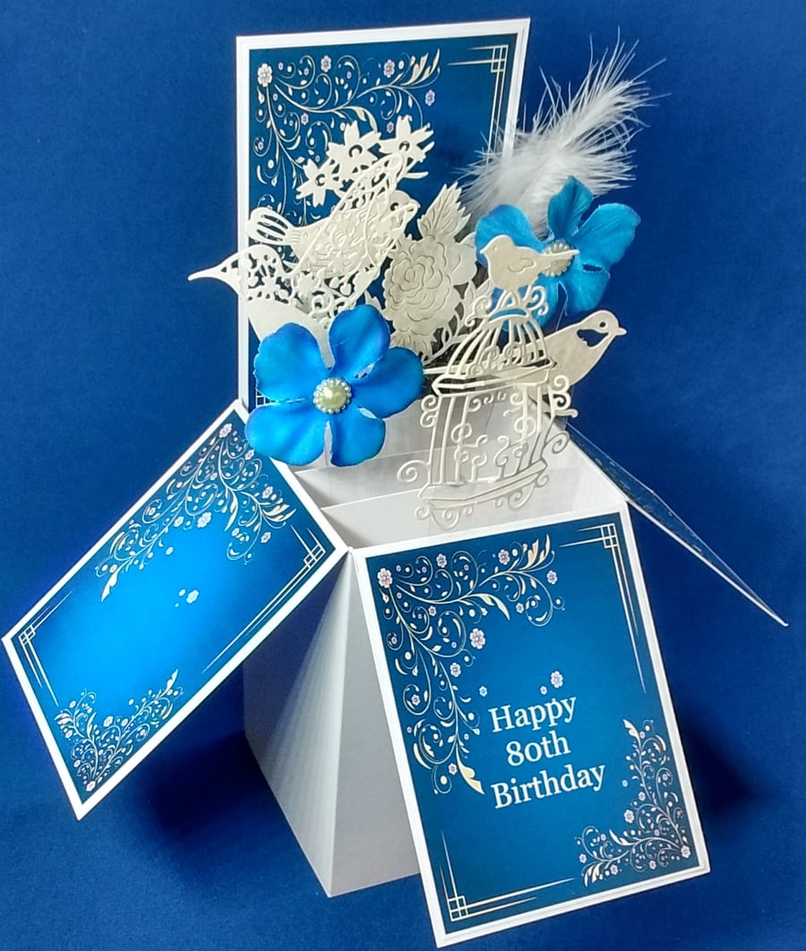 Ladies 80th Birthday Card