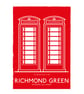 K6 TELEPHONE BOXES RICHMOND GREEN A3 Print - Image 4