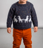 Knitting Pattern Small Dinosaurs Sweater and Hat (3-24 months)  Digital Pattern