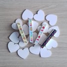 Set 4 Magnetic Pegs, Fridge Magnet,, Office Magnet, Teacher Gift - School