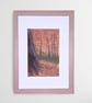 Autumn Colours, Bright and cheerful tree painting, woodland landscapes