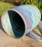 Wheel Thrown Stoneware Swirly MadeWithMud Mug - Image 3