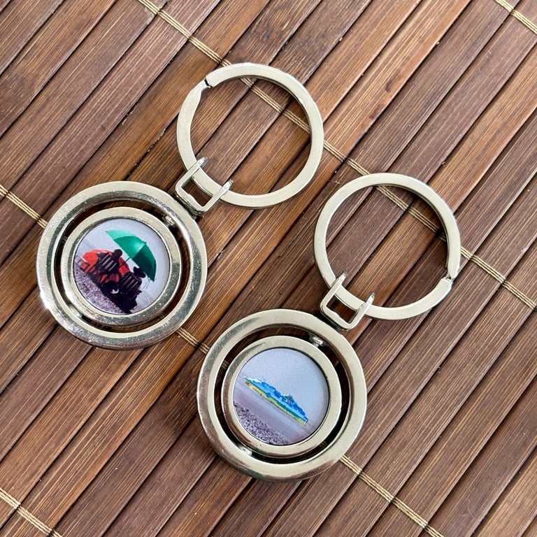 The Ark UK Double Sided Metal Keyrings