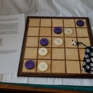 Teeko Strategic board game, hand made