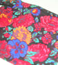 FLORAL shoulder or cross body Bag, small, lightweight, bright jewel colours - Image 8