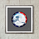 SEIKO SKX Divers Watch "The Great Wave" - horology art print