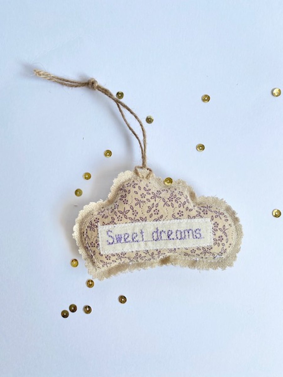 Sweet dreams hanging cloud gift